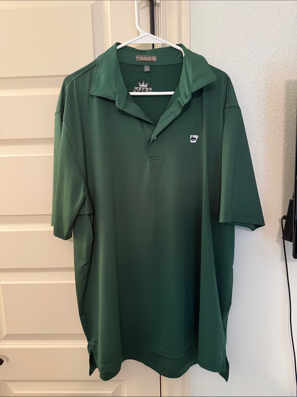 Peter Millar Dark Green Polo Shirt